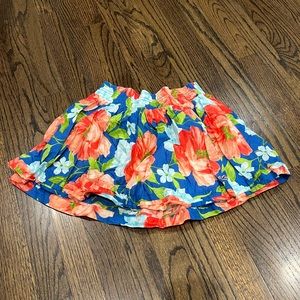 Like New Hollister Floral Ruffle Skirt Women’s Size XS